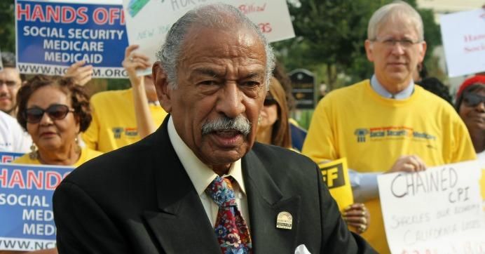 Rep. John Conyers (D-Mich.), who joined Sen. Edward Markey (D-Mass.) on Thursday in sponsoring legislation to prevent President Trump from carrying out a preemptive strike against North Korea. (Photo: Karen Murphy/flickr/cc)