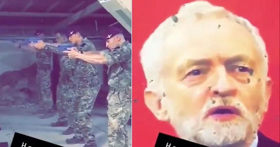 An image of Labour Party leader Jeremy Corbyn was used for target practice by UK soldiers in Afghanistan. 