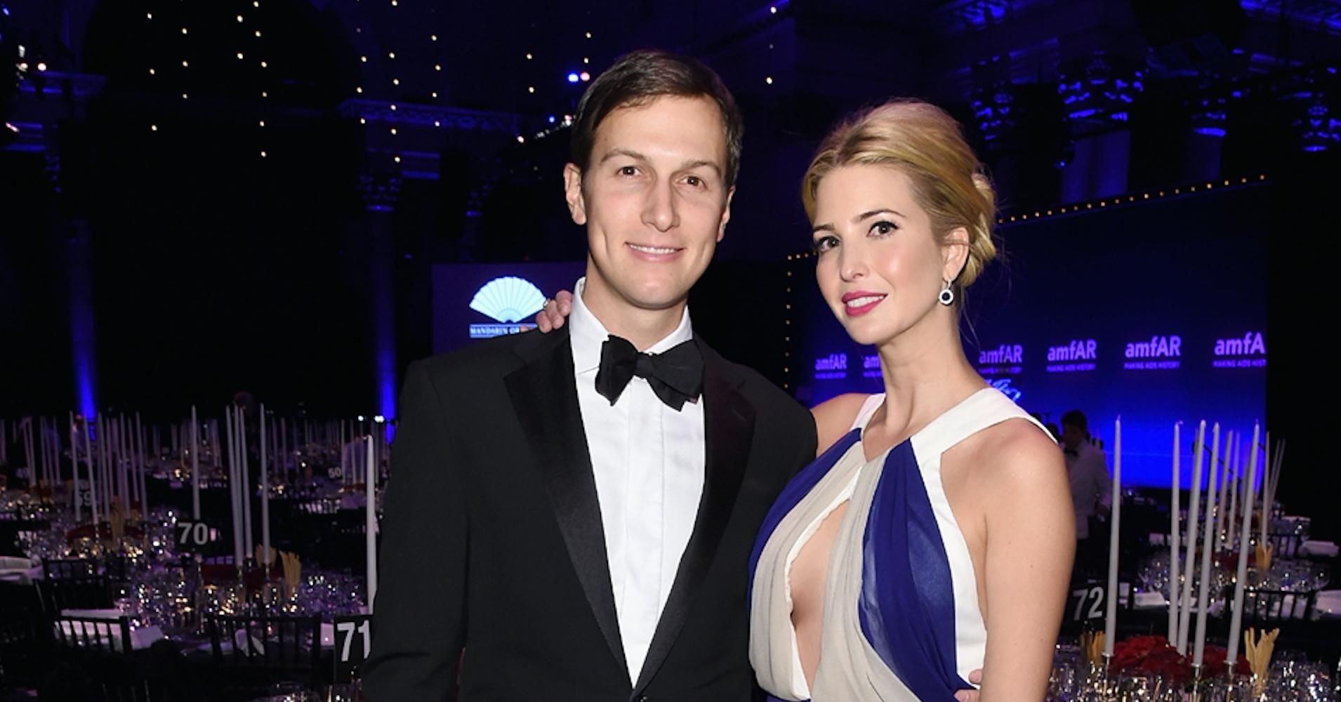 Jared Kushner and his wife Ivanka Trump at a 2015 New York gala. (Photo: Larry Busacca/Getty Images) 