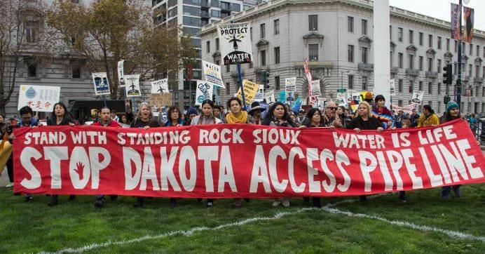Dakota Access pipeline protesters