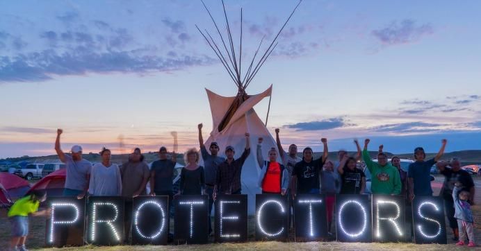Dakota Access Pipeline protectors