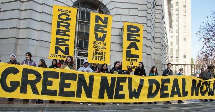 Hundreds gather in San Francisco Demostrators with the youth-led Sunrise Movement gather in San Francisco to call on House Democratic Leader Nancy Pelosi to support the formation of a select committee to advance a Green New Deal. 