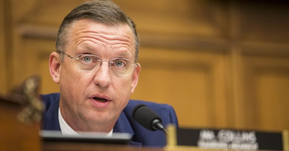 House Judiciary Committee Ranking Member Doug Collins (R-Ga.) speaks during a committee hearing.