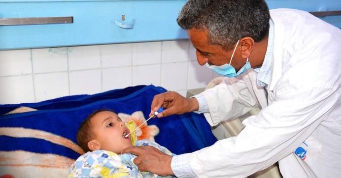Yemeni child treated