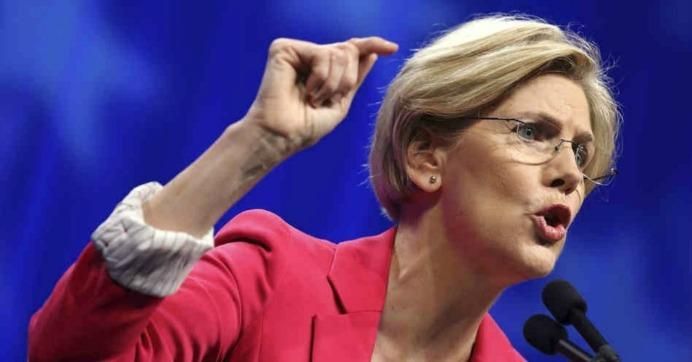 Eight years after Lehman Brothers filed for bankruptcy, Sen. Elizabeth Warren is calling for an investigation into the Department of Justice to understand why it failed to bring any Wall Street bankers to trial. (Photo: Getty)