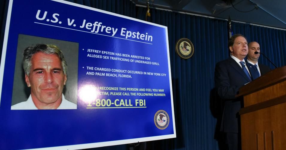 US Attorney for the Southern District of New York Geoffrey Berman announces charges against Jeffery Epstein on July 8, 2019 in New York City. Epstein will be charged with one count of sex trafficking of minors and one count of conspiracy to engage in sex trafficking of minors. Epstein was found dead in his Manhattan jail cell on Saturday August 10, 2019 from what officials say was suicide by hanging. (Photo: Stephanie Keith/Getty Images)