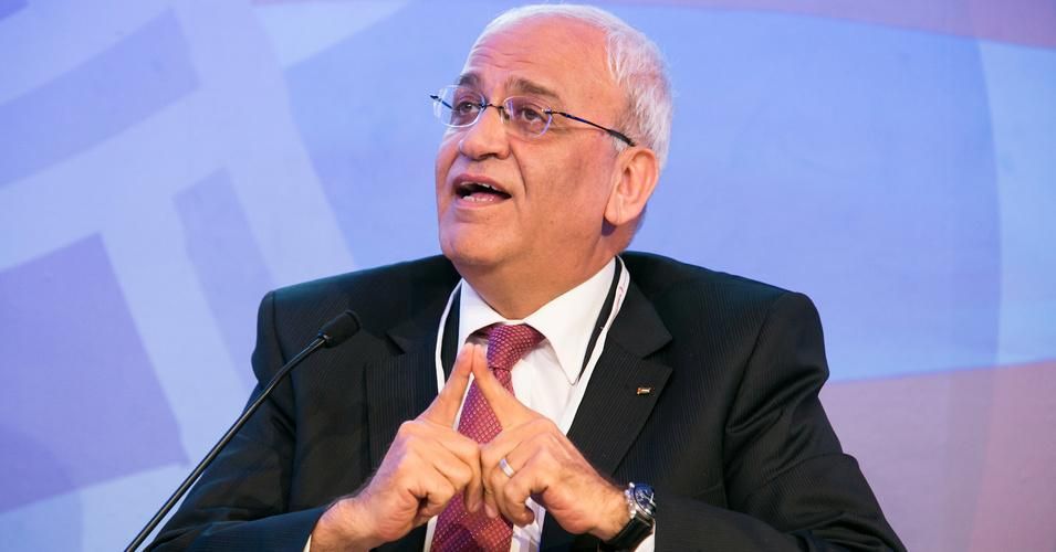 PLO Secretary General and Palestinian chief negotiator Saeb Erekat has died of Covid-19 at age 65. (Photo: U.S.-Islamic World Forum/Flickr cc)
