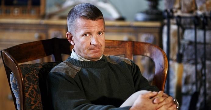 Erik Prince, brother of Trump's Secretary of Education Betsy DeVos who founded the private security firm Blackwater, which rose to infamy after the 2007 Nisour Square massacre of 17 Iraqi civilians, had been advising the Trump transition team "from the shadows." (Photo: Melissa Golden/Redux)