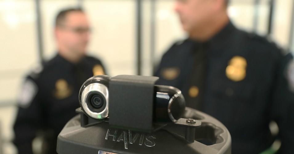 The camera is seen on a facial recognition device
