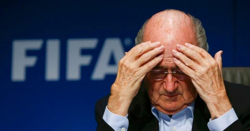 FIFA President Sepp Blatter, who was not among those arrested on May 27, 2015 on suspicion of mismanagement and money laundering related to the allocation of the 2018 and 2022 FIFA soccer World Cups in Russia and Qatar. (Photo: Reuters/Arnd Wiegmann/Files) 