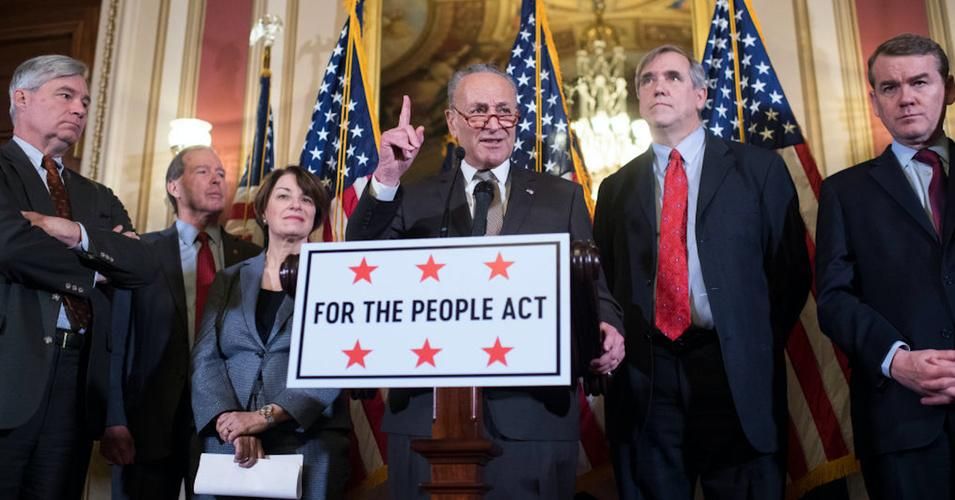 The For the People Act has been reintroduced in the 117th Congress after failing to pass the Senate in 2019. (Photo: Tom Williams/CQ Roll Call) 