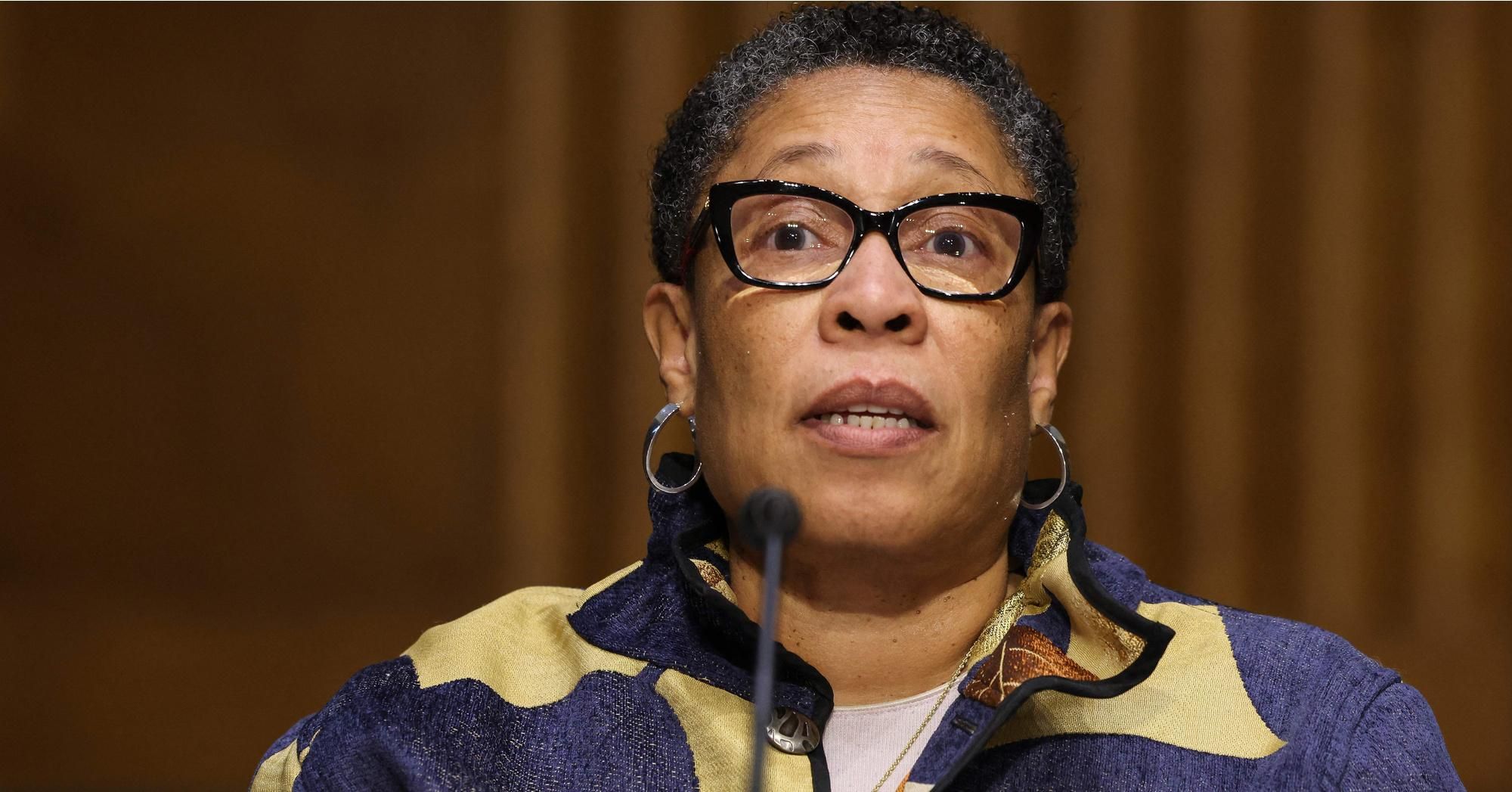 U.S. Housing and Urban Development Secretary Marcia Fudge testifies before the Senate Appropriations Committee in the Dirksen Senate Office Building on Capitol Hill on April 20, 2021 in Washington, D.C. (Photo: Oliver Contreras/Pool/Getty Images)