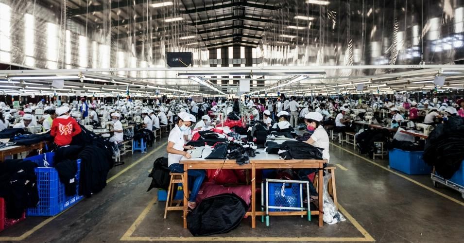 Garment workers in Vietnam