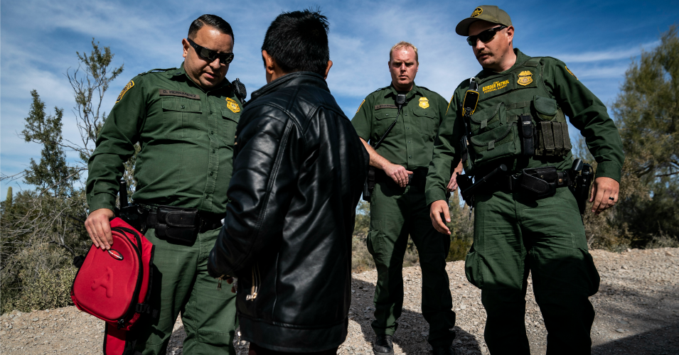 Border Patrol agents detain a 14-year-old boy 