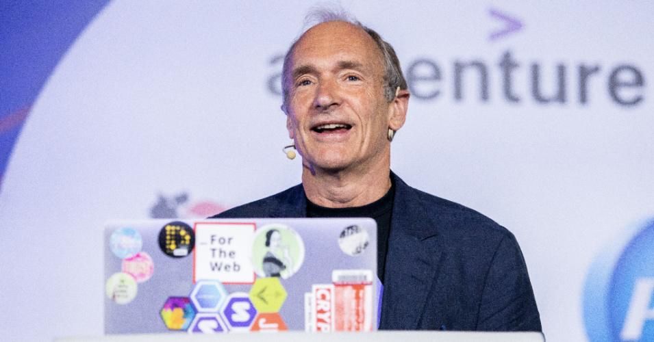 World Wide Web inventor Tim Berners-Lee attends the Campus Party Italia 2019 as keynote speaker at on July 25, 2019 in Milan. (Photo: Rosdiana Ciaravolo/Getty Images)