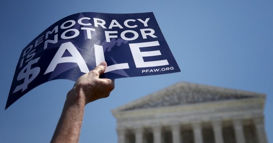 sign: democracy not for sale