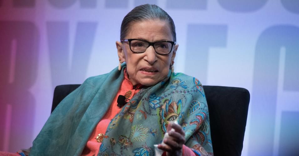 Supreme Court Justice Ruth Bader Ginsburg participates in a discussion during the Library of Congress National Book Festival at the Walter E. Washington Convention Center on Saturday, August 31, 2019. (Photo: Tom Williams/CQ-Roll Call, Inc via Getty Images)