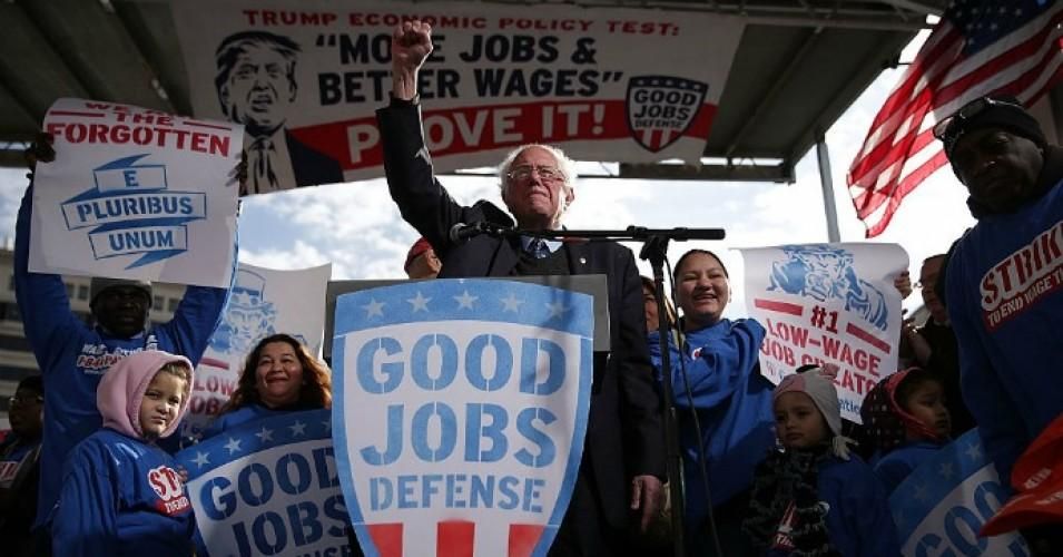 Sen. Bernie Sanders (I-Vt.) supports Amazon workers' unionization efforts. (Photo: Alex Wong/Getty Images)