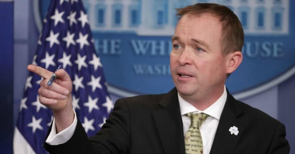 Mick Mulvaney, Acting Director of the Consumer Finanical Protection Bureau