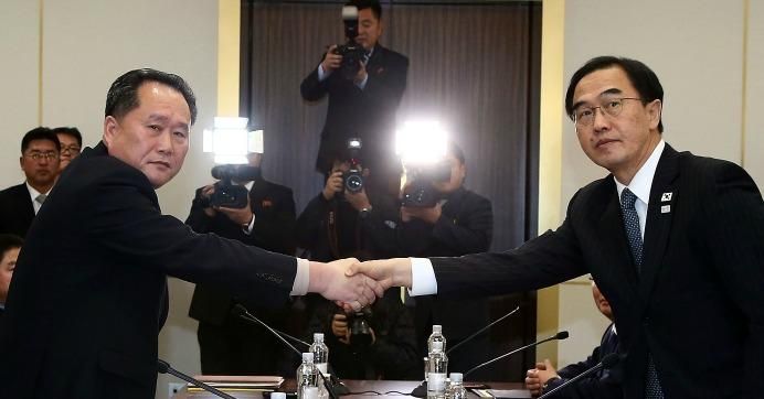 Diplomatic talks on Korean peninsula