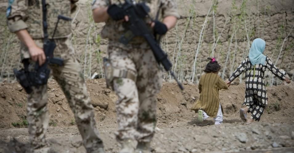 Since the 2001 U.S. invasion of Afghanistan, the war has cost trillions of dollars and nearly a quarter-million lives. (Photo: Veronique de Viguerie/Edit by Getty Images)