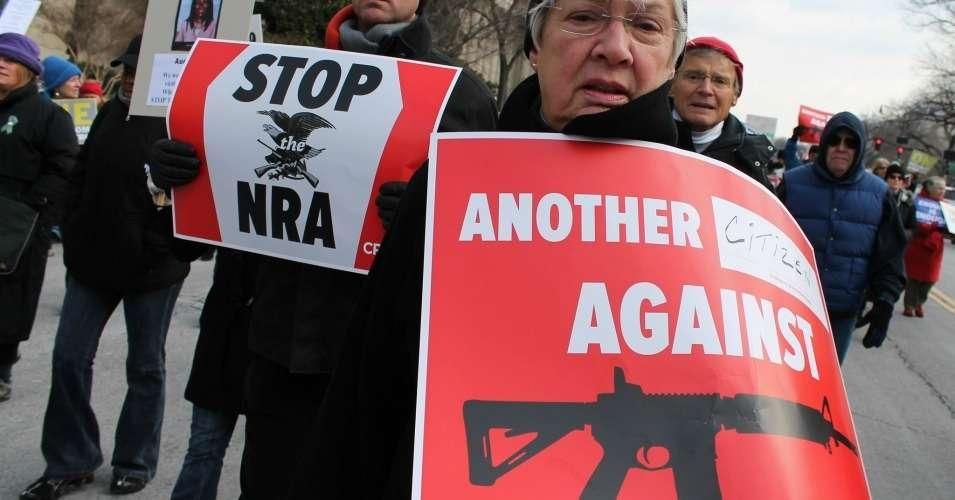 stop the NRA sign