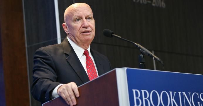 Chairman of the House Ways and Means Committee Rep. Kevin Brady (R-Texas), seen here in 2016, announced Tuesday that the rollout of the tax plan would be pushed back a day. (Photo: Brookings Institution/flickr/cc)