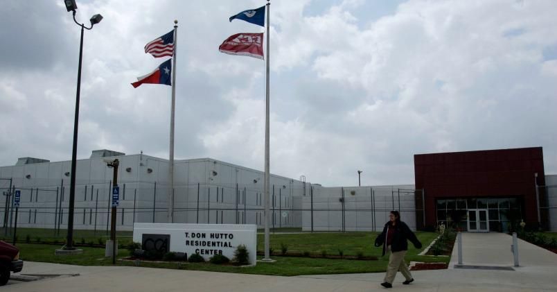 The Hutto Immigrant Detention Center in Taylor, Texas pictured on Tuesday, April 22, 2008. (Photo: Donna McWilliam/AP)