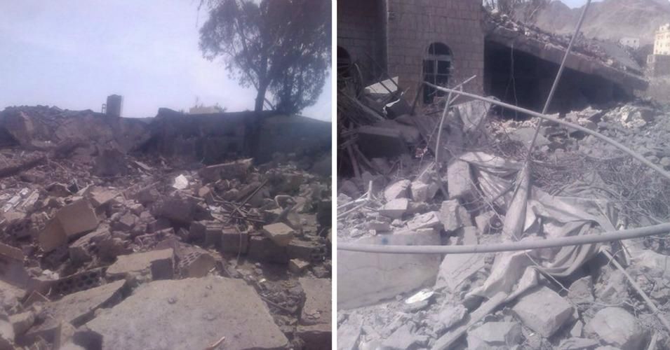 Images from Doctors Without Borders hospital in Saada following Monday night's bombing. (Photo: MSF Yemen/Twitter)