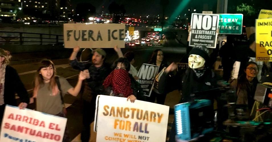 ICE protest in LA