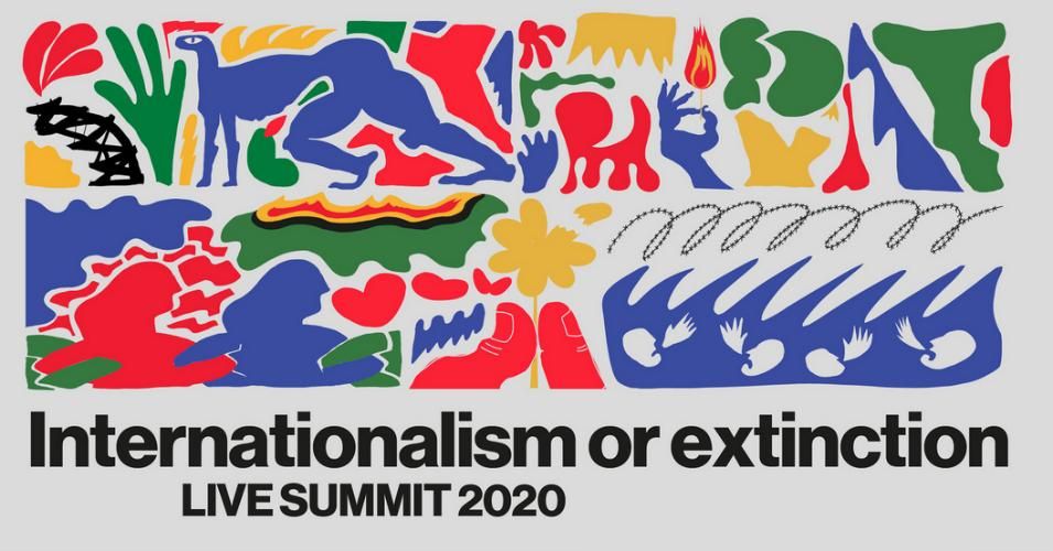 From September 18-20, the Progressive International will be hosting its inaugural summit "to confront the central dilemma of our time: Internationalism or Extinction." (Image: The Progressive International)