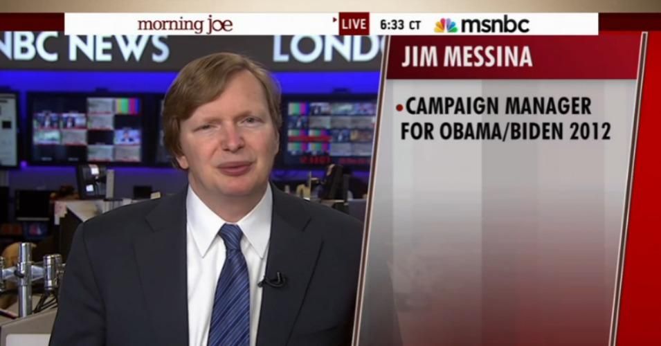 After jumping ship to join the UK's Conservative party, former Obama campaign manager told MSNBC he's now "all Hillary all the time." (Screenshot: MSNBC)