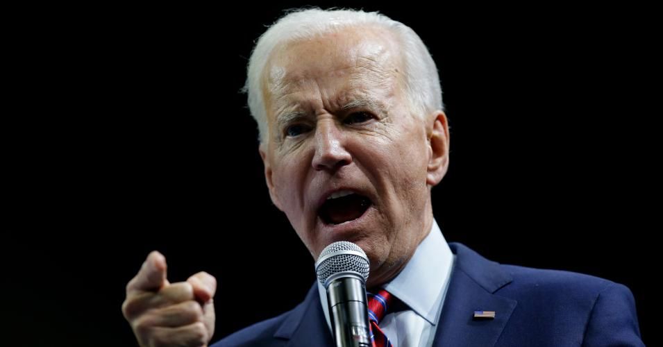 Democratic presidential candidate, former Vice President Joe Biden speaks during the Iowa Democratic Party Liberty & Justice Celebration on November 1, 2019 in Des Moines, Iowa. Fourteen presidential are expected to speak at the event addressing over 12,000 people. (Photo: Joshua Lott/Getty Images)