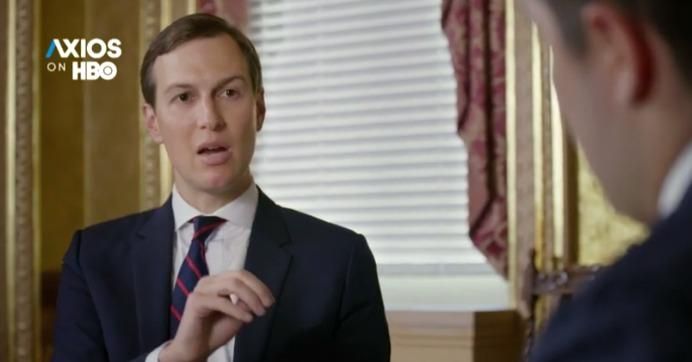 Jared Kushner, President Donald Trump's son-in-law and senior adviser speaking in an interview that aired Sunday on "Axios on HBO."