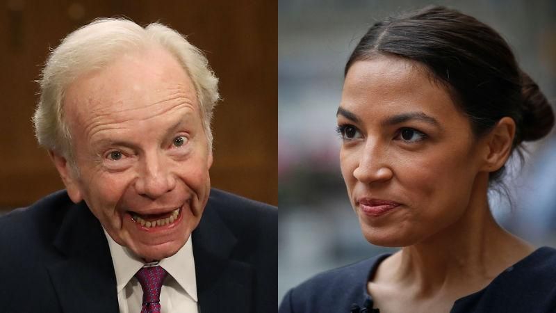 lieberman ocasio cortez