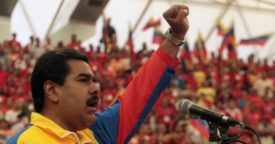 Venezuelan President Nicolas Maduro at a Chavista rally. (Photo: Venezuela Ministry of Communication)