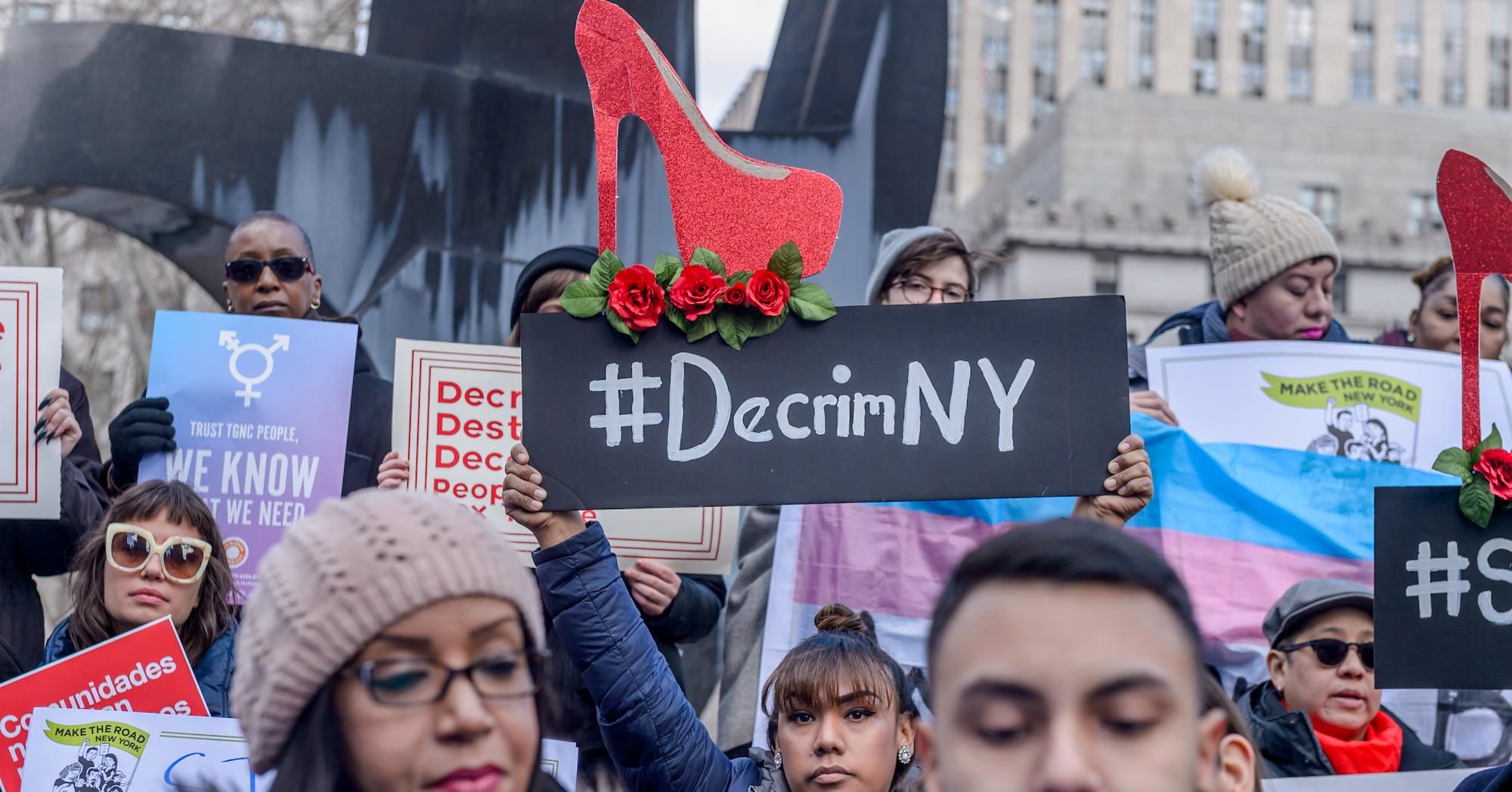 LGBTQ+, immigrant rights, harm reduction, and criminal justice reform groups, led by people who trade sex, launched a 20+ organization coalition, Decrim NY, to decriminalize and decarcerate the sex trades in New York City and state.