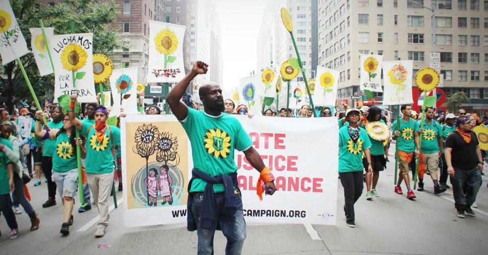 Members of Climate Justice Alliance at the People's Climate March in September 2014. (Photo: File/Rae Louise Breaux)