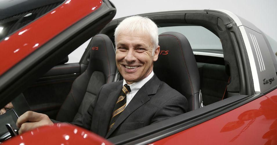  Matthias Müller took over as Volkswagen CEO. (Photo: Getty Images)