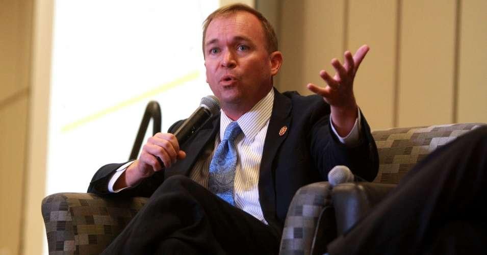 Trump said Friday that OMB director Mick Mulvaney, seen here in 2013, would serve as acting director of the CFPB. Critics, however, say that's not lawful, as it should be the individual named by outgoing director Richard Cordray—Leandra English. (Photo: Gage Skidmore/Flickr/cc)