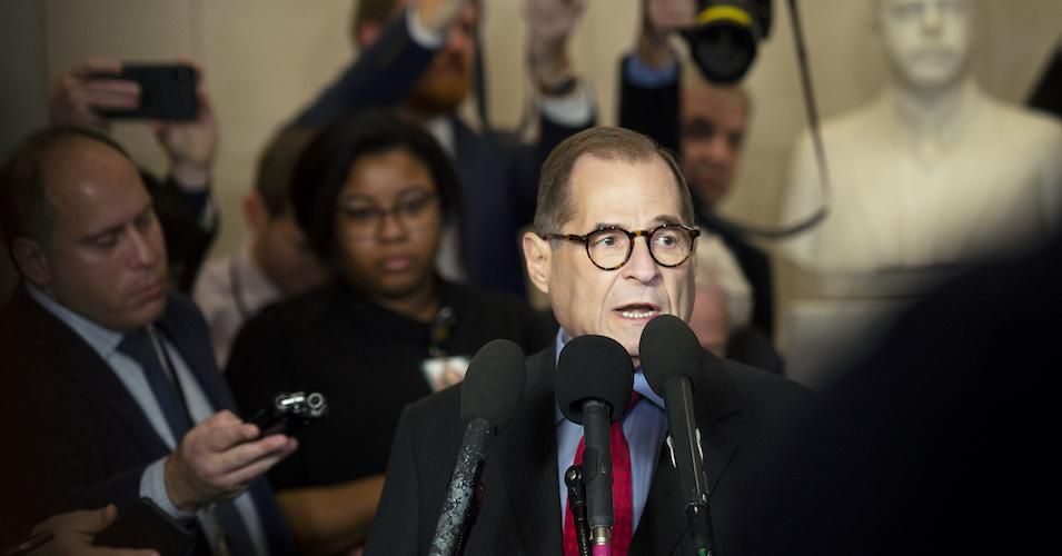 House Judiciary Committee Chairman Rep. Jerrold Nadler (D-N.Y.) addresses the media after the committee passed two articles of impeachment against President Donald J. Trump on Friday Dec. 13, 2019.