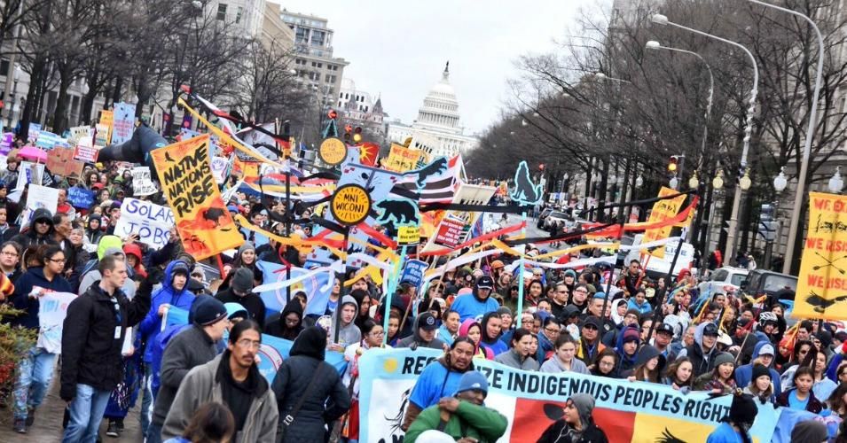 Native Nations Rise march in Washington, D.C.