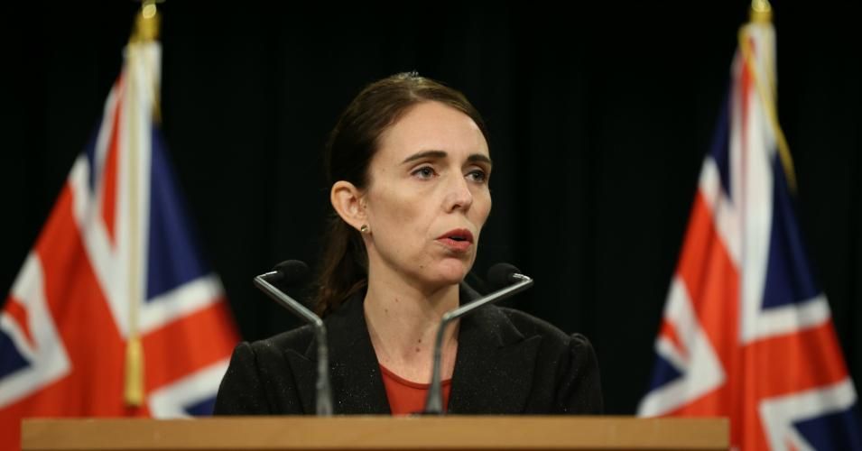 Prime Minister Jacinda Ardern speaks to media during a press conference at Parliament on March 15, 2019 in Wellington, New Zealand.