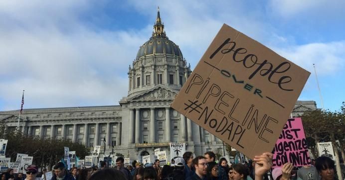 No Dapl Success #NoDAPL Protests Loudly Declare: 'We Are Not Going Silently Into the Night'