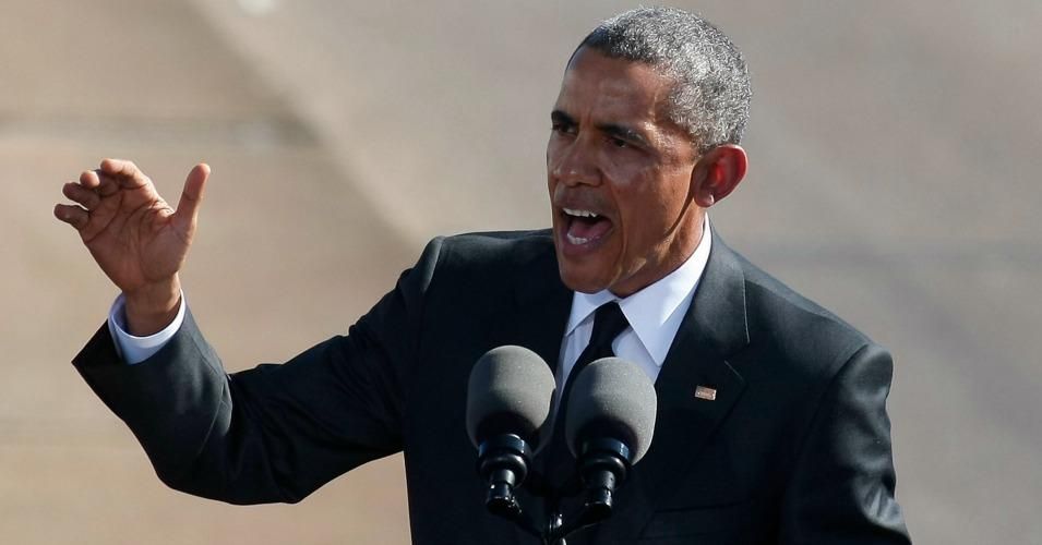 Obama Delivers Speech to Mark 50th Anniversary of Civil Rights March in ...