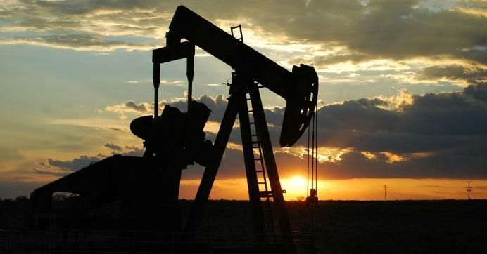 Oil pump jack near Andrews, Texas