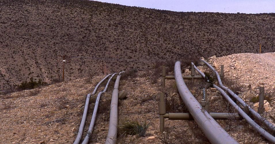 Pipelines in New Mexico.