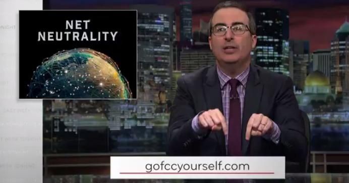  Comedian and HBO host John Oliver's Sunday evening segment lambasted the FCC for trying to abolish net neutrality and drove viewers—via the domain gofccyourself.com—to leave commentary on the agency's website in support of Title II net neutrality protections. 