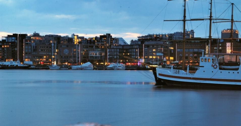 A harbor in Oslo, Norway