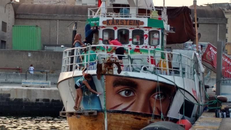 Israeli warships on Sunday intercepted the Al Awda, a Norwegian-flagged activist boat trying to break its more than decade-long blockade of the Gaza Strip